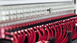 La foto ritrae una serie di cavi ethernet